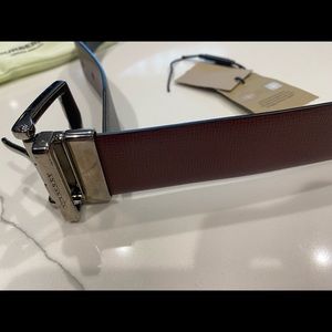 Burberry mens reversible belt 34/85